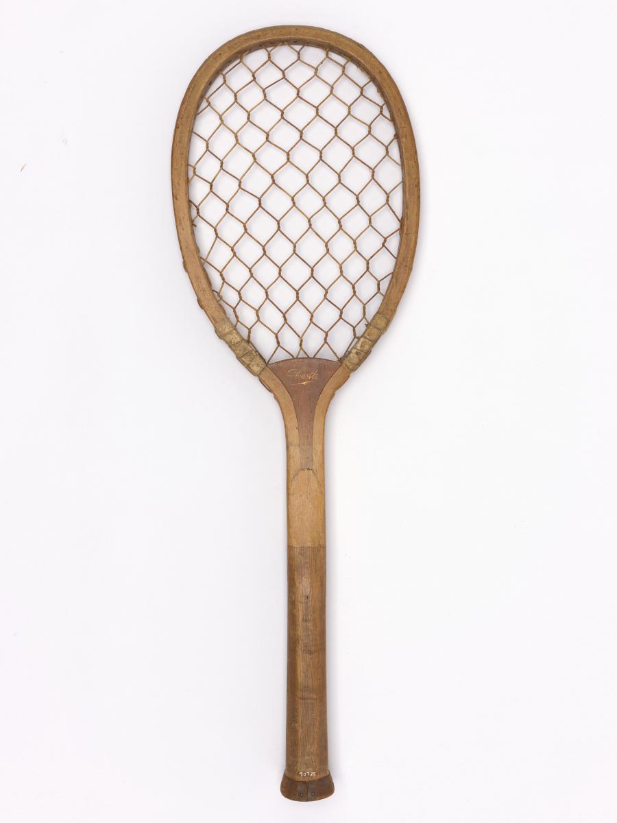 Olympic Museum-Murton tennis racket, 
