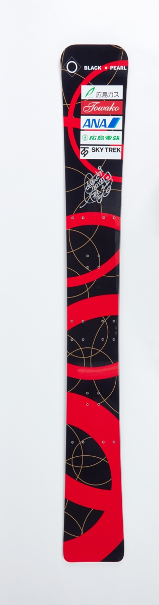 Olympic Museum-PyeongChang 2018, snowboard of Tomoka TAKEUCHI (JPN).
