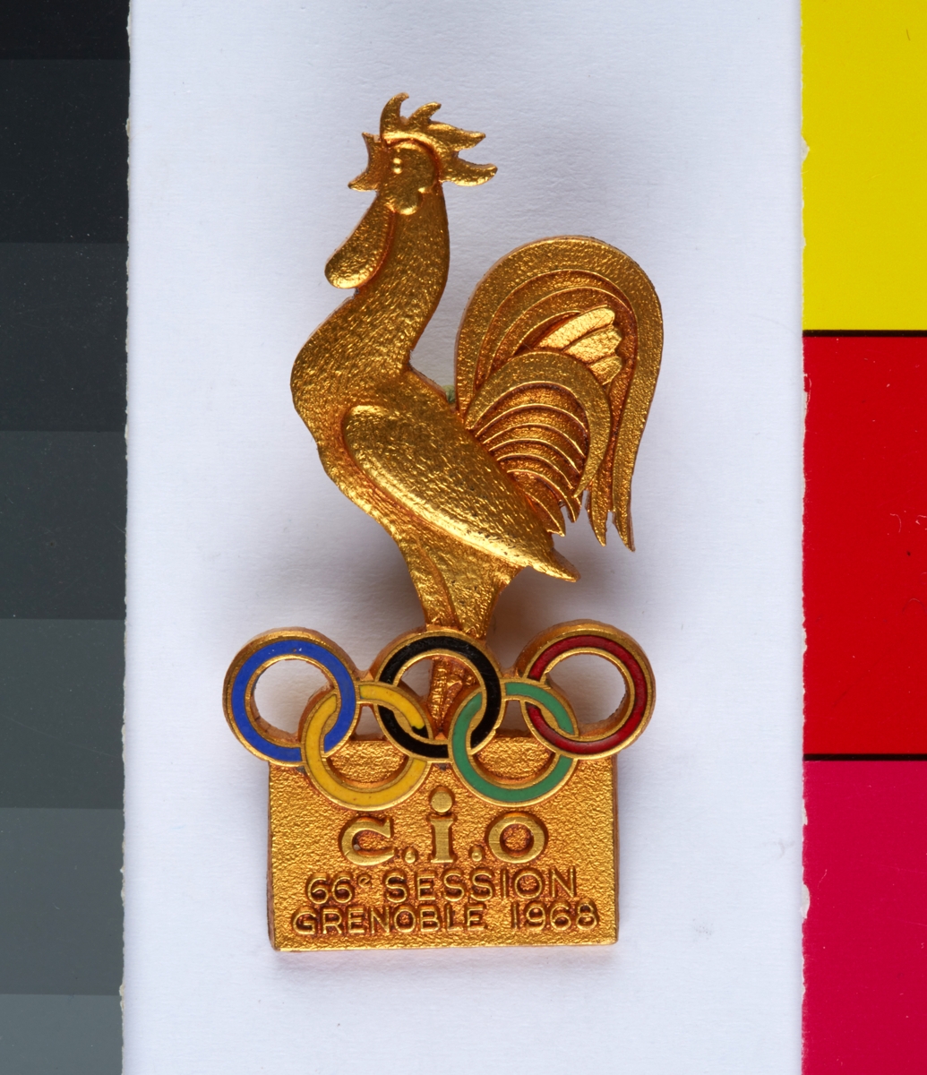 Insigne COJO - Jeux Olympiques Grenoble 1968 - Comité D'organisation